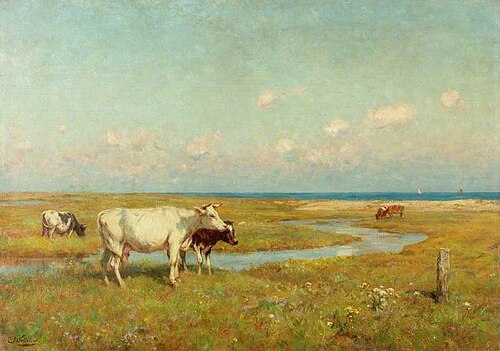 Suffolk Marshes, 1902, Ernest Waterlow