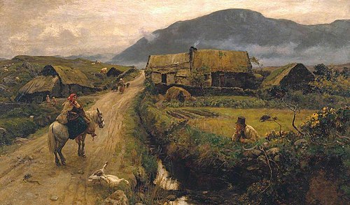Galway Gossips, 1887, Ernest Waterlow