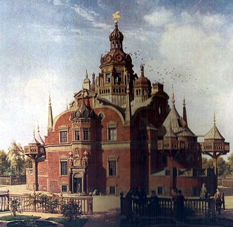 Brahe's Uranienborg, 1880, Constantin Hansen