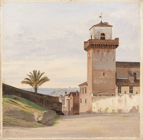 Église San Pietro in Vincoli, Rome, 1836, Constantin Hansen