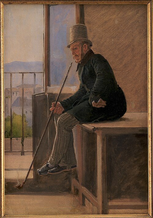 The Painter Jørgen Sonne, 1837, Constantin Hansen