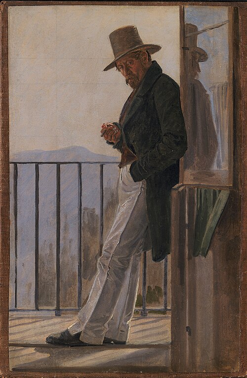 The Painter Ditlev Blunck, 1837, Constantin Hansen