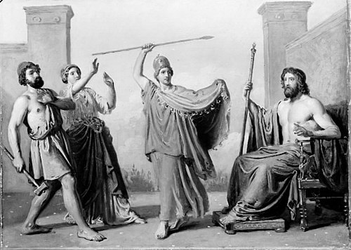 The Birth of Pallas Athene, 1850, Constantin Hansen