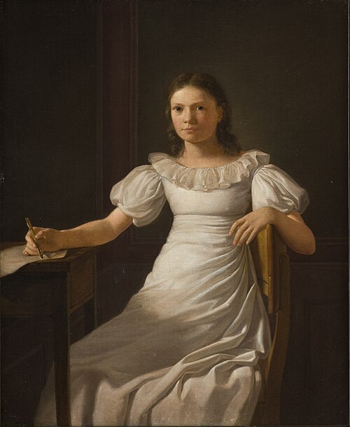 Kunstnerens søster Alvilde, 1825, Constantin Hansen