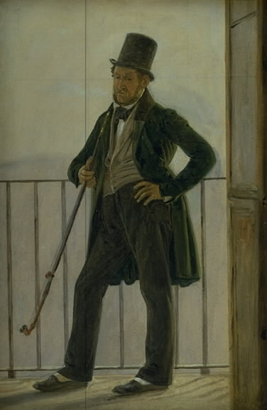 The Painter Albert Küchler, 1837, Constantin Hansen
