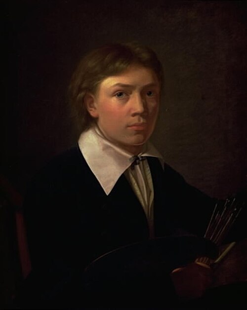 Self-Portrait, 1825, Constantin Hansen