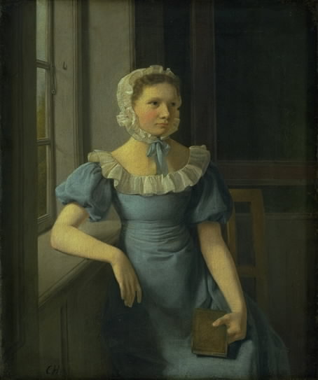La soeur ainée de l'artiste, 1825, Constantin Hansen