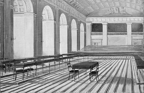 Interiørstudie, 1860, Constantin Hansen