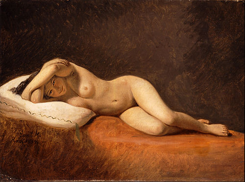 Modèle au repos, 1839, Constantin Hansen