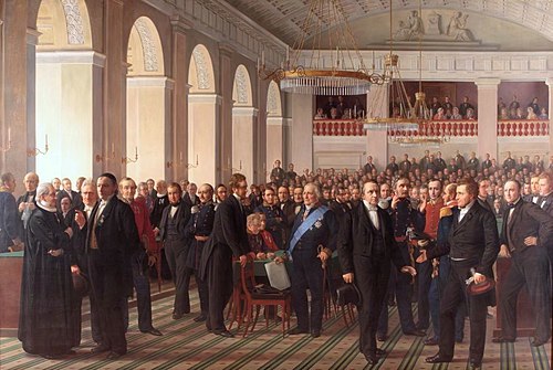 L'Assemblée nationale constituante, 1861, Constantin Hansen