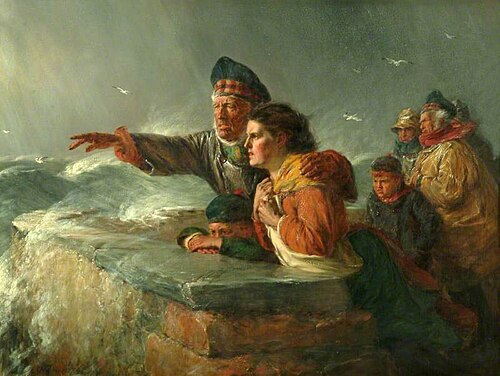 The Missing Boat, 1876, Erskine Nicol
