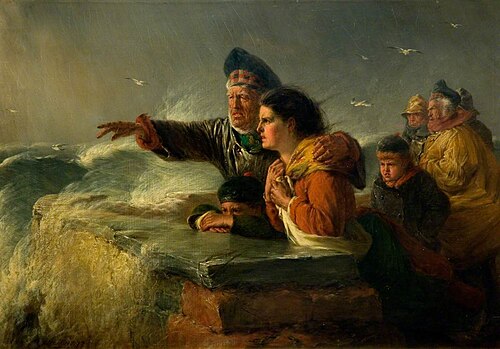 The Missing Boat, 1877, Erskine Nicol
