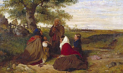 Wayside Prayer, 1852, Erskine Nicol