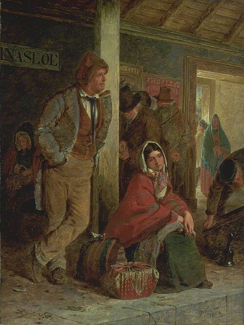 The Emigrants, 1864, Erskine Nicol