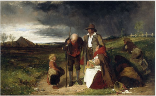 An Ejected Family, 1853, Erskine Nicol