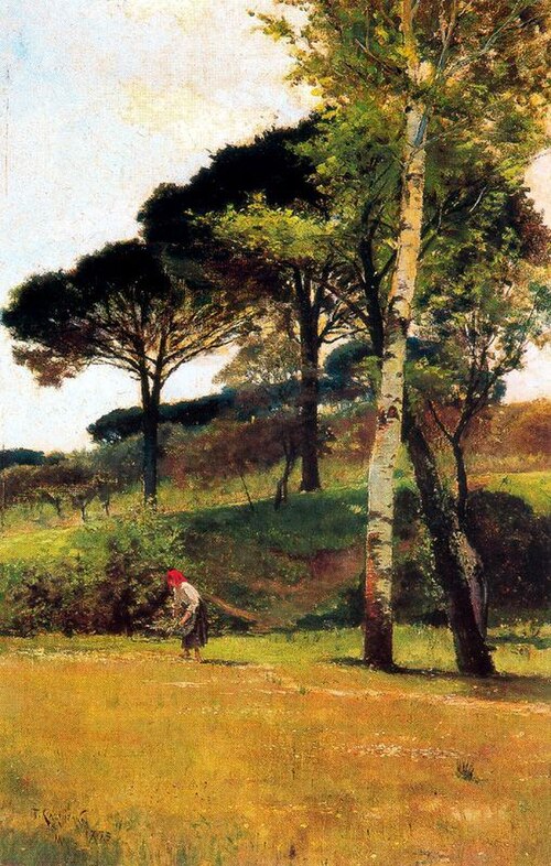 Paisaje, 1885, Tomás Campuzano
