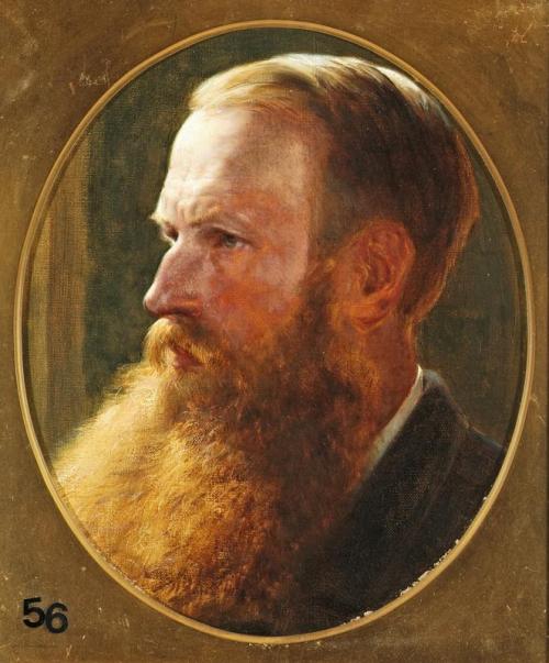 Self Portrait, 1883, Henry William Banks Davis