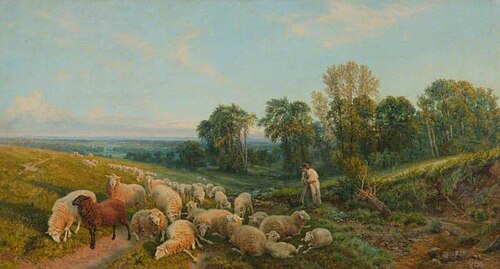 Noonday Rest, 1863, Henry William Banks Davis
