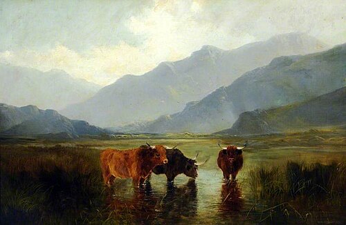 Landscape with Cattle, 1872, Henry William Banks Davis