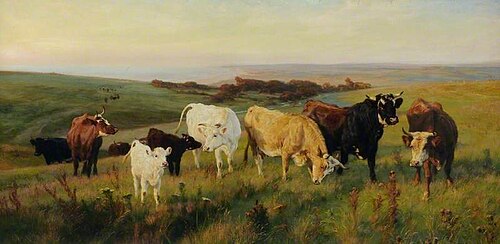 Evening Light, 1878, Henry William Banks Davis