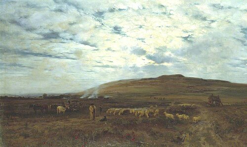 Approaching Night, 1899, Henry William Banks Davis