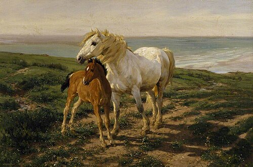 Mother and Son, 1881, Henry William Banks Davis