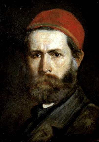 Autoportrait, 1870, Károly Lotz
