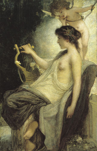 Muse, 1890, Károly Lotz