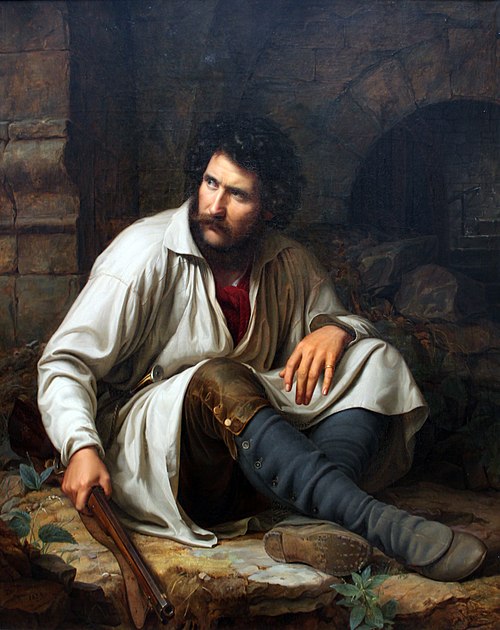 The Robber, 1829, Theodor Hildebrandt