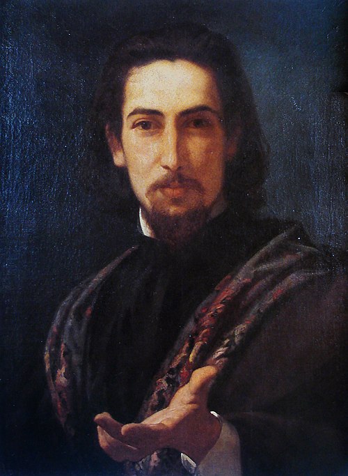 Portrait of the poet Luís Nicolau Fagundes Varela, 1888, Pedro Américo