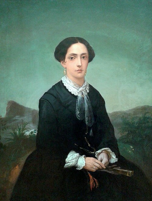 Retrato de Maria Custódia Guimarães de Almeida, 1870, Pedro Américo
