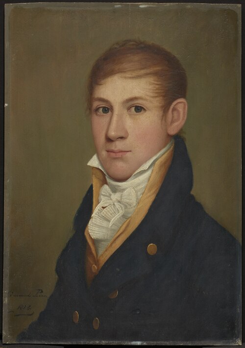 A Gentleman (one of pair of portraits), 1814, Ethan Allen Greenwood