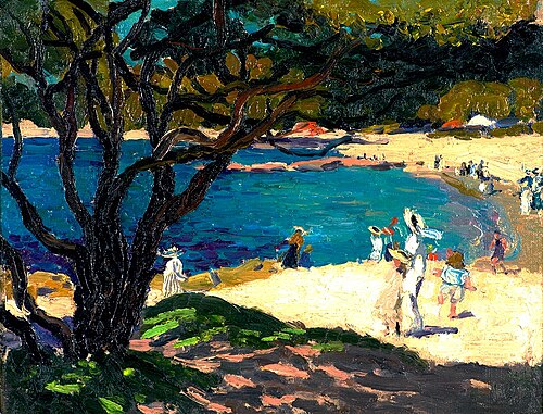 On Balmoral Beach Sydney, 1913, Ethel Carrick