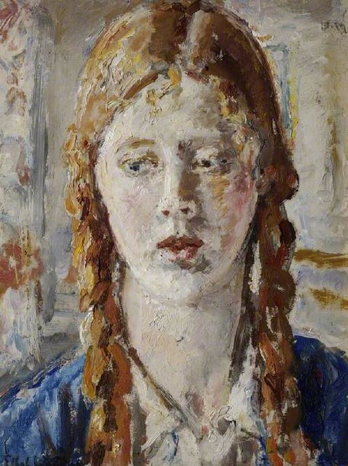 Girl's head, 1920, Ethel Walker