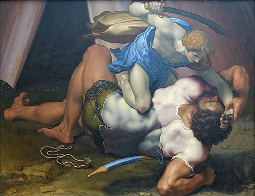 David et Goliath, 1550, Daniele da Volterra