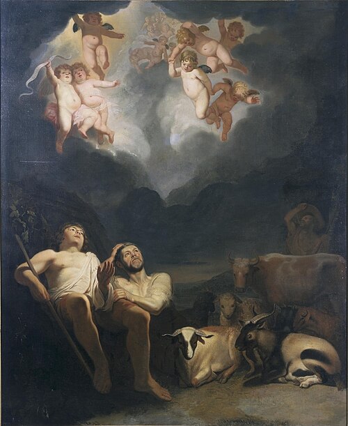 The Proclamation to the Shepherds, 1643, Abraham Willaerts