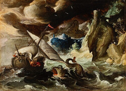 Jonah and the whale, 1590, Paul Bril