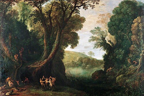 Landscape with Satyrs, , Paul Bril