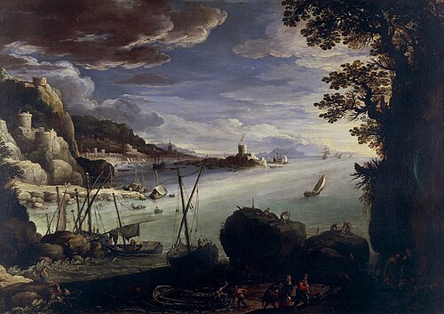 Seascape, 1611, Paul Bril