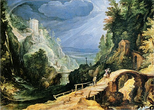 Paysage de montagne, 1590, Paul Bril
