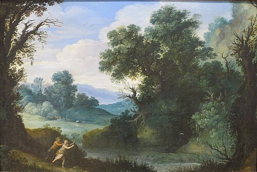 Landscape with Pan and Syrinx, 1620, Paul Bril