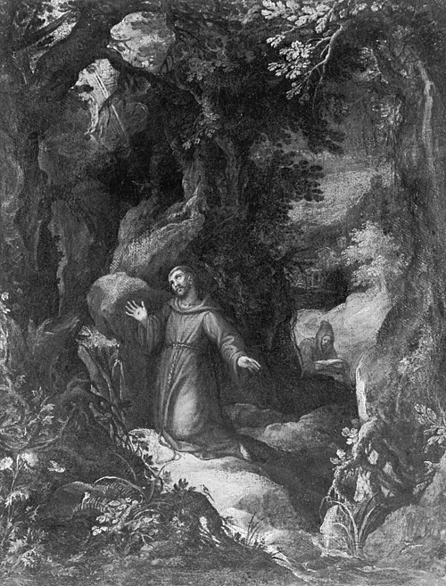 Saint Francis of Assisi Receiving the Stigmata, 1620, Paul Bril