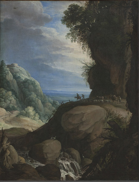 Italian Mountain Landscape with Shepherds, , Paul Bril