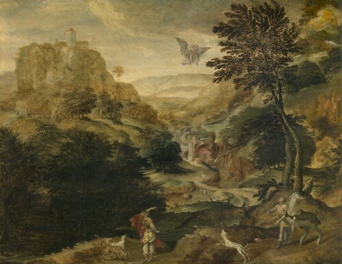 L'enlèvement de Ganymède, 1650, Paul Bril