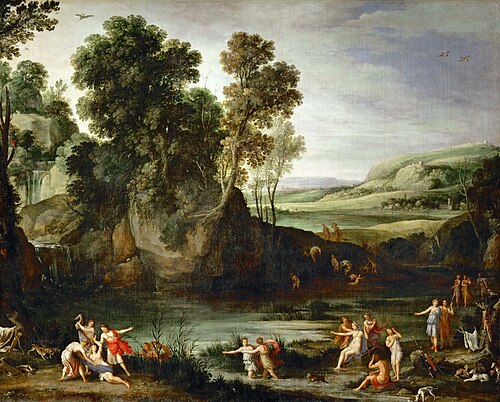 Diane découvrant la grossesse de Callisto, 1617, Paul Bril
