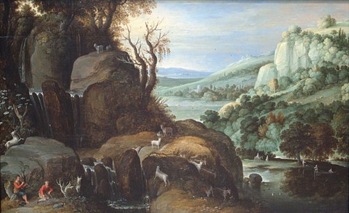 Landscape with Shepherds, 1625, Paul Bril