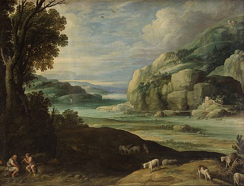 Landschaft mit Merkur und Argus, 1612, Paul Bril