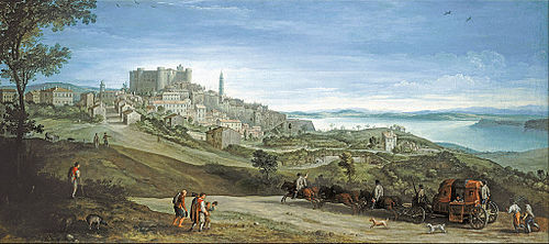 Vue de Bracciano, 1620, Paul Bril