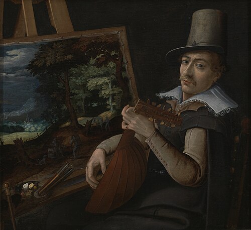 Autoportrait, 1597, Paul Bril