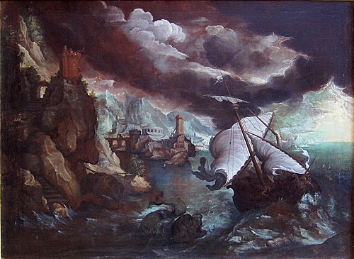 Le naufrage de Jonas, 1600, Paul Bril